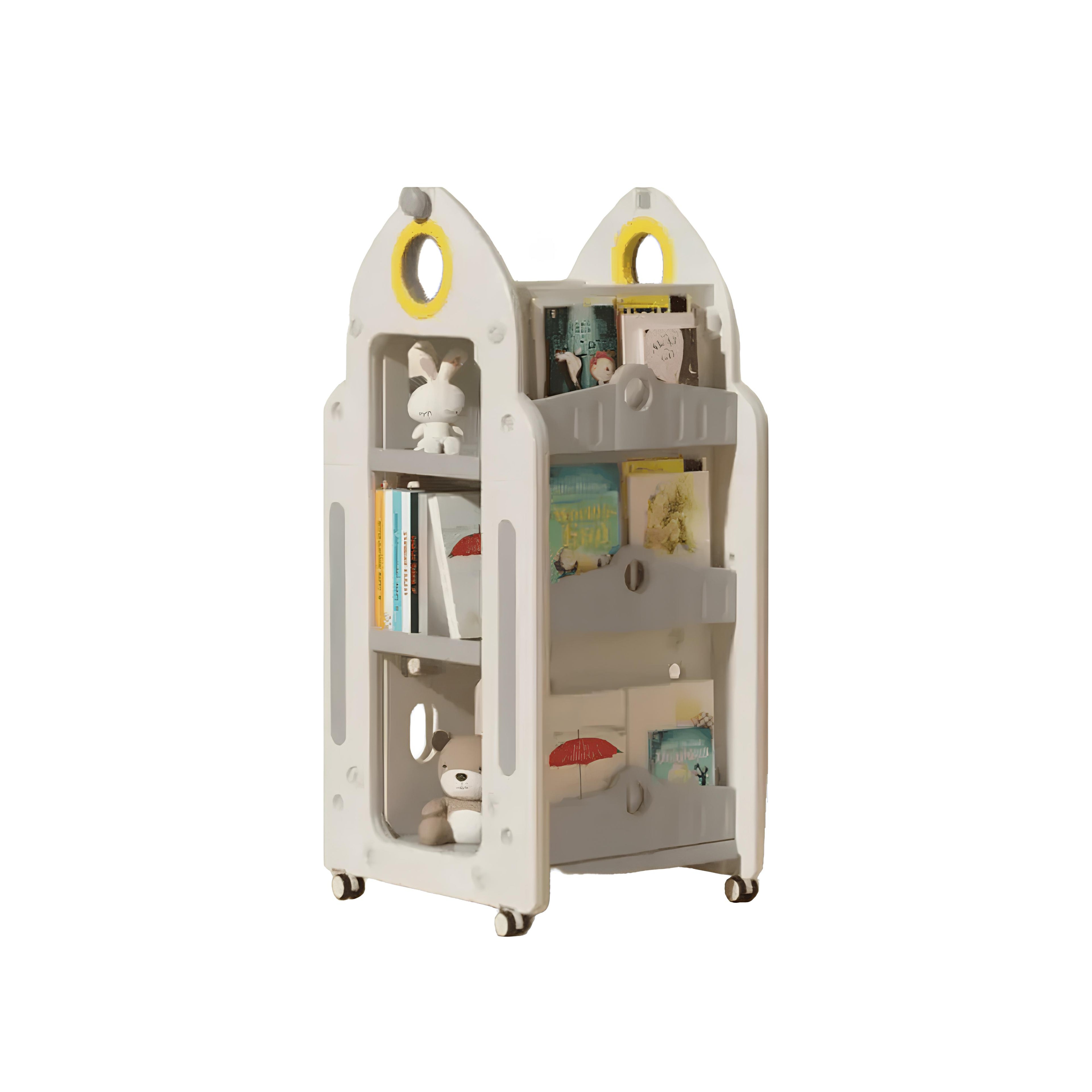 AlixFurniture Meuble à Livres à Roulettes pour Enfants – Pratique et Mobile