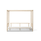 AlixFurniture Lit à baldaquin créatif pour enfants, design à quatre montants