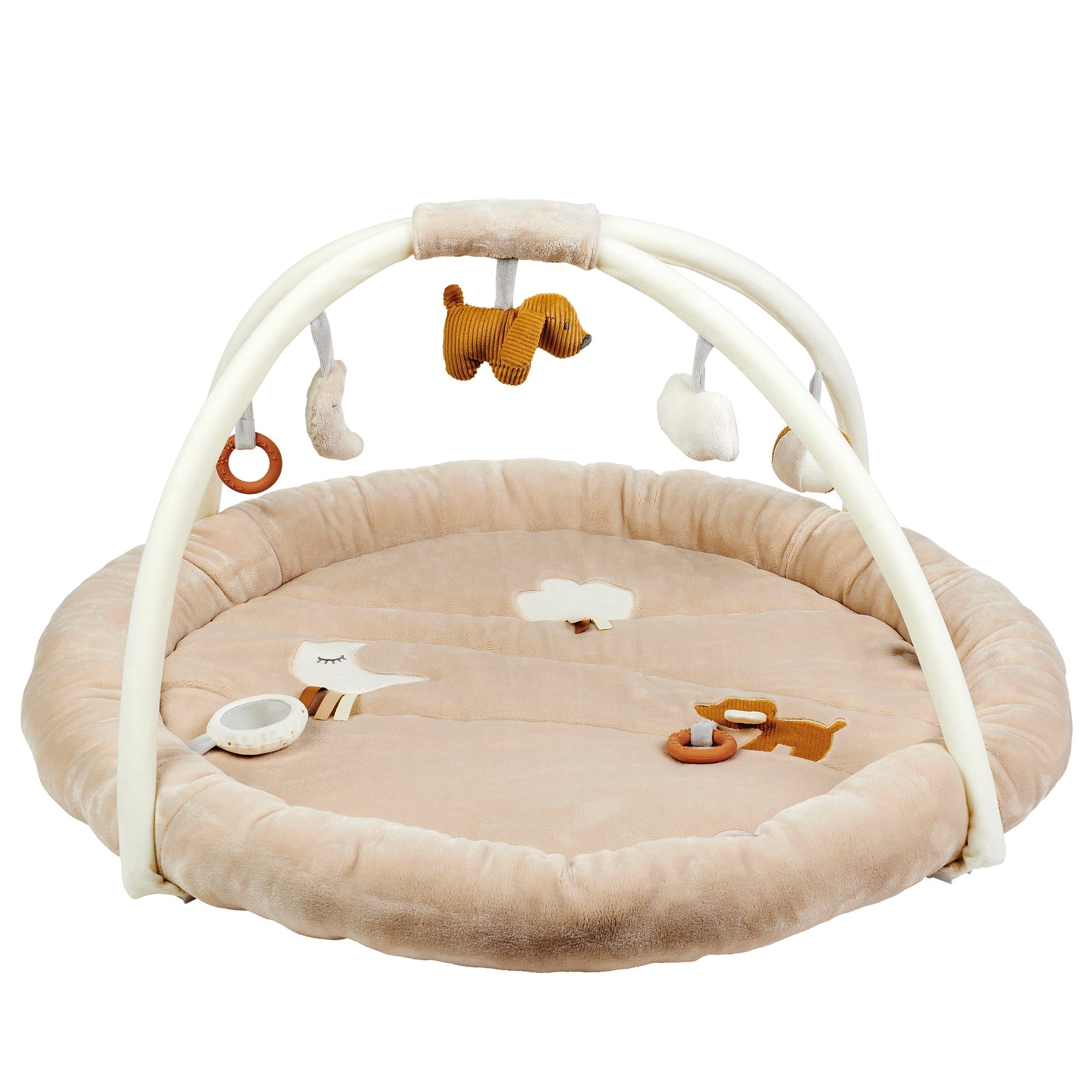 AlixFurniture Tapis d'Éveil avec Arches Charlie - 90 cm - Caramel