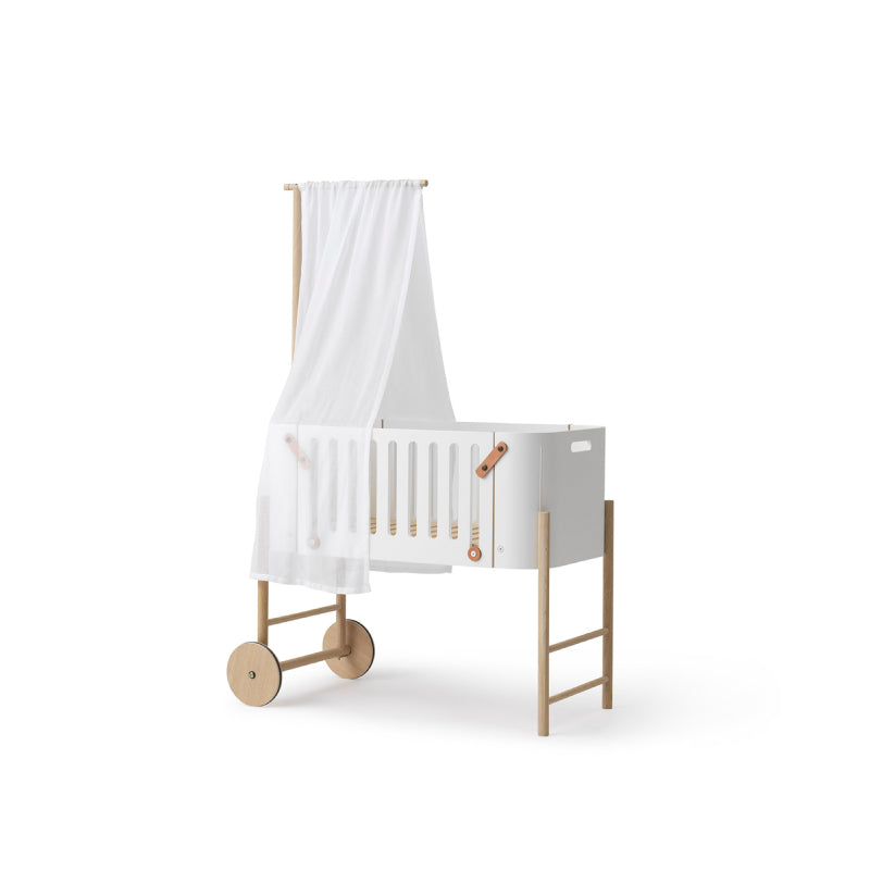 AlixFurniture Ciel de lit en bois blanc - Pureté et naturel