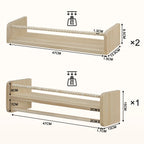 AlixFurniture Bibliothèque enfant murale – rangement pratique pour chambre d’enfant