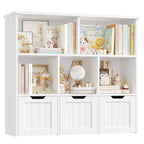 AlixFurniture Armoire Bibliothèque Enfant – Espace de Rangement Fonctionnel et Ludique