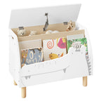 AlixFurniture Bibliothèque-coffre pour enfant – rangement malin et multifonctionnel