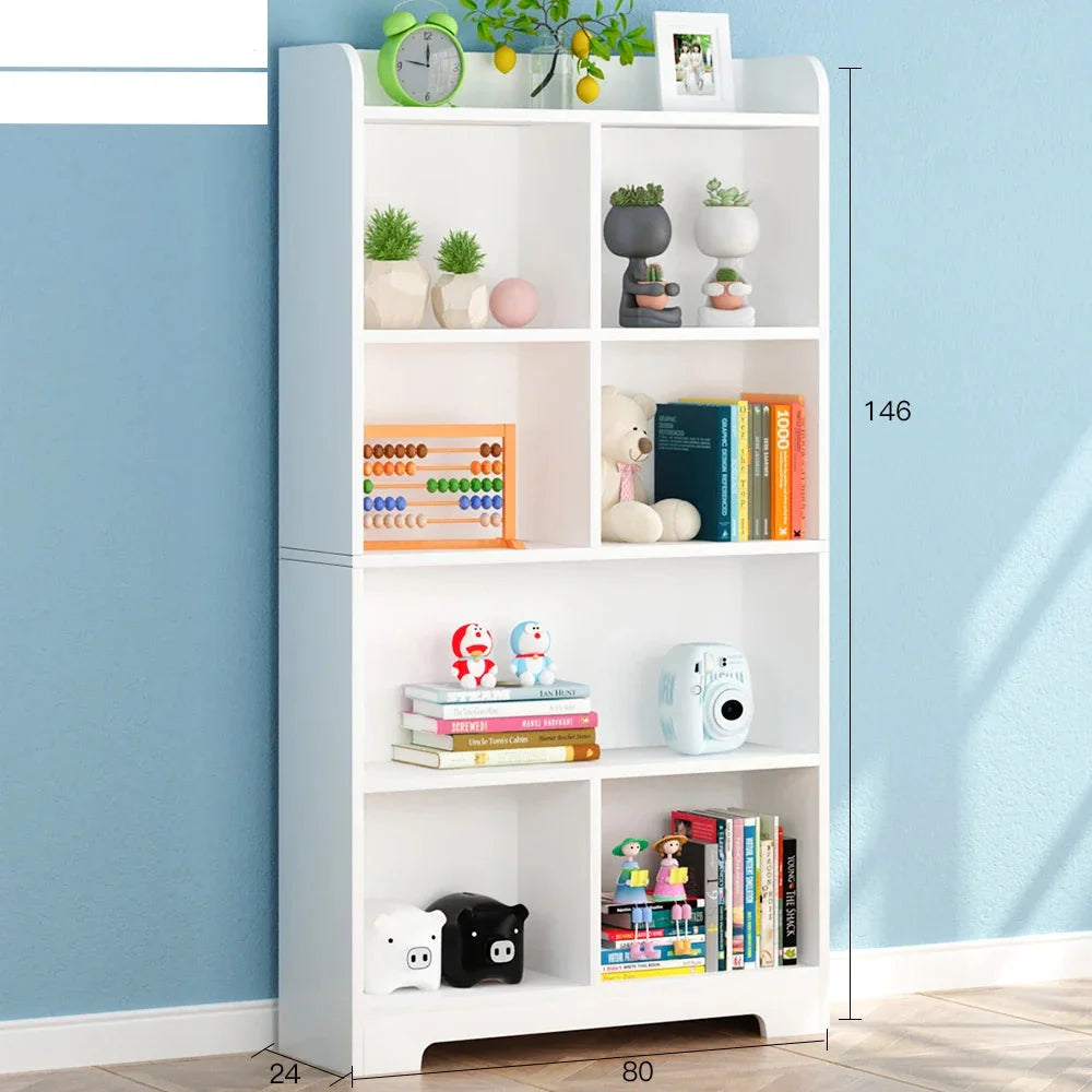 AlixFurniture Bibliothèque Enfant en Bois – Rangement Naturel et Durable