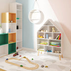 AlixFurniture Bibliothèque Enfant Maison – Rangement Pratique et Douillet