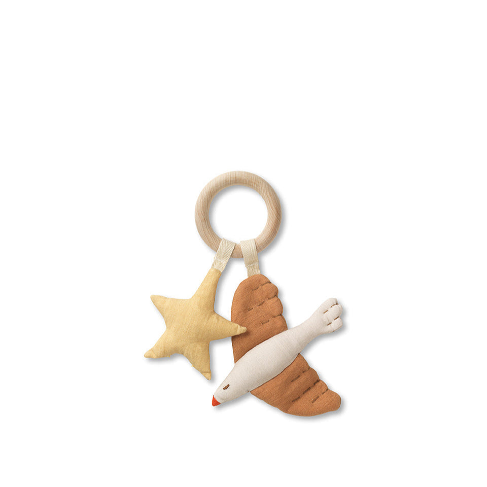 AlixFurniture Hochet avec anneau de dentition, Songbird & Star