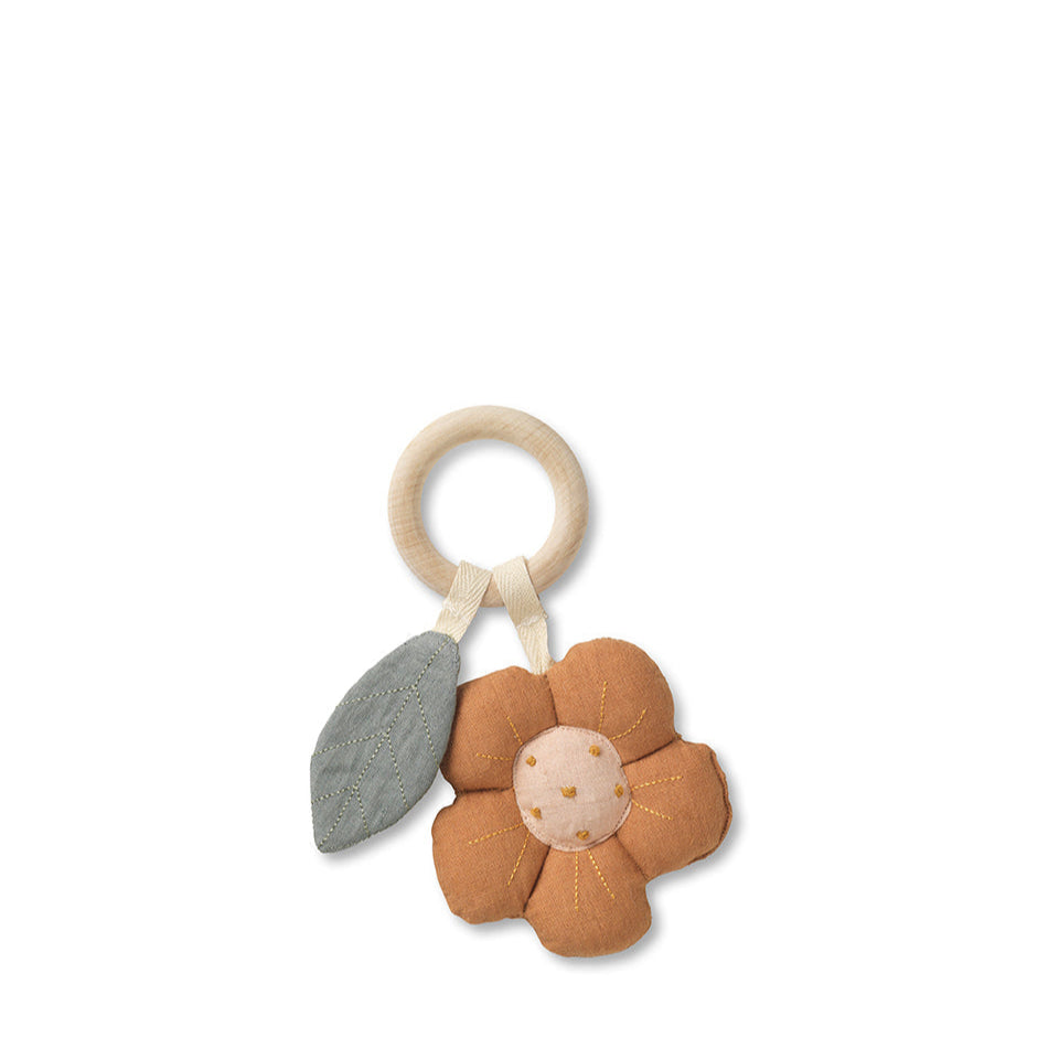 AlixFurniture Hochet avec anneau de dentition Fay, Flower