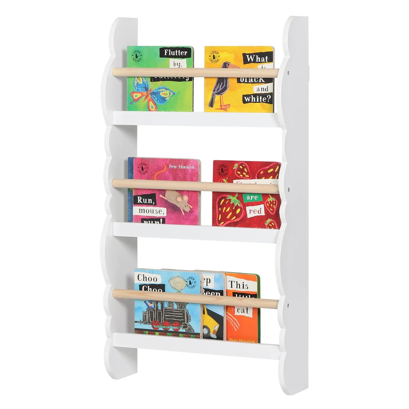 AlixFurniture Étagère Murale pour Livres d’Enfant – Organisation Facile et Accessible
