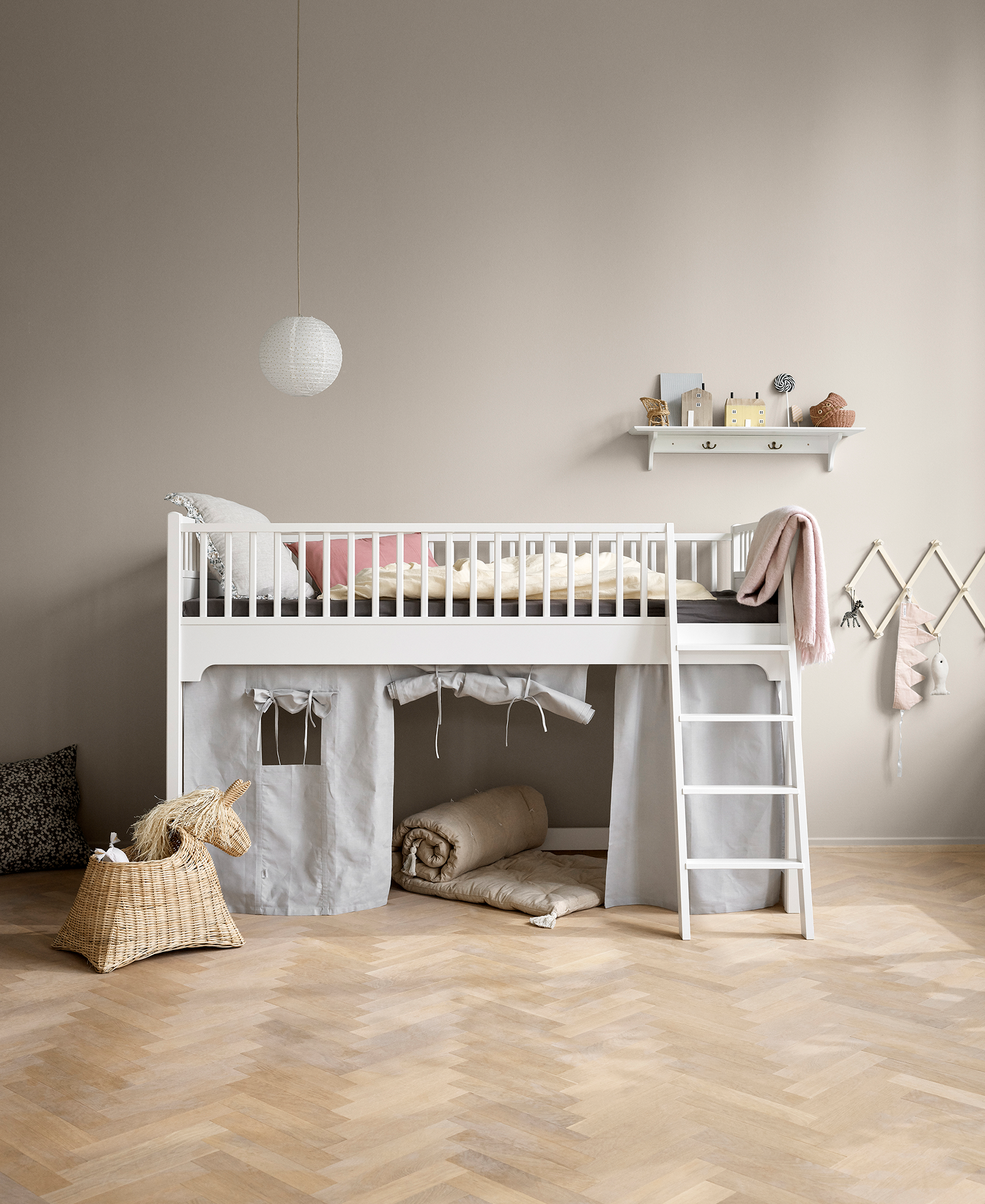 AlixFurniture Lit mezzanine mi-haut Seaside Classic