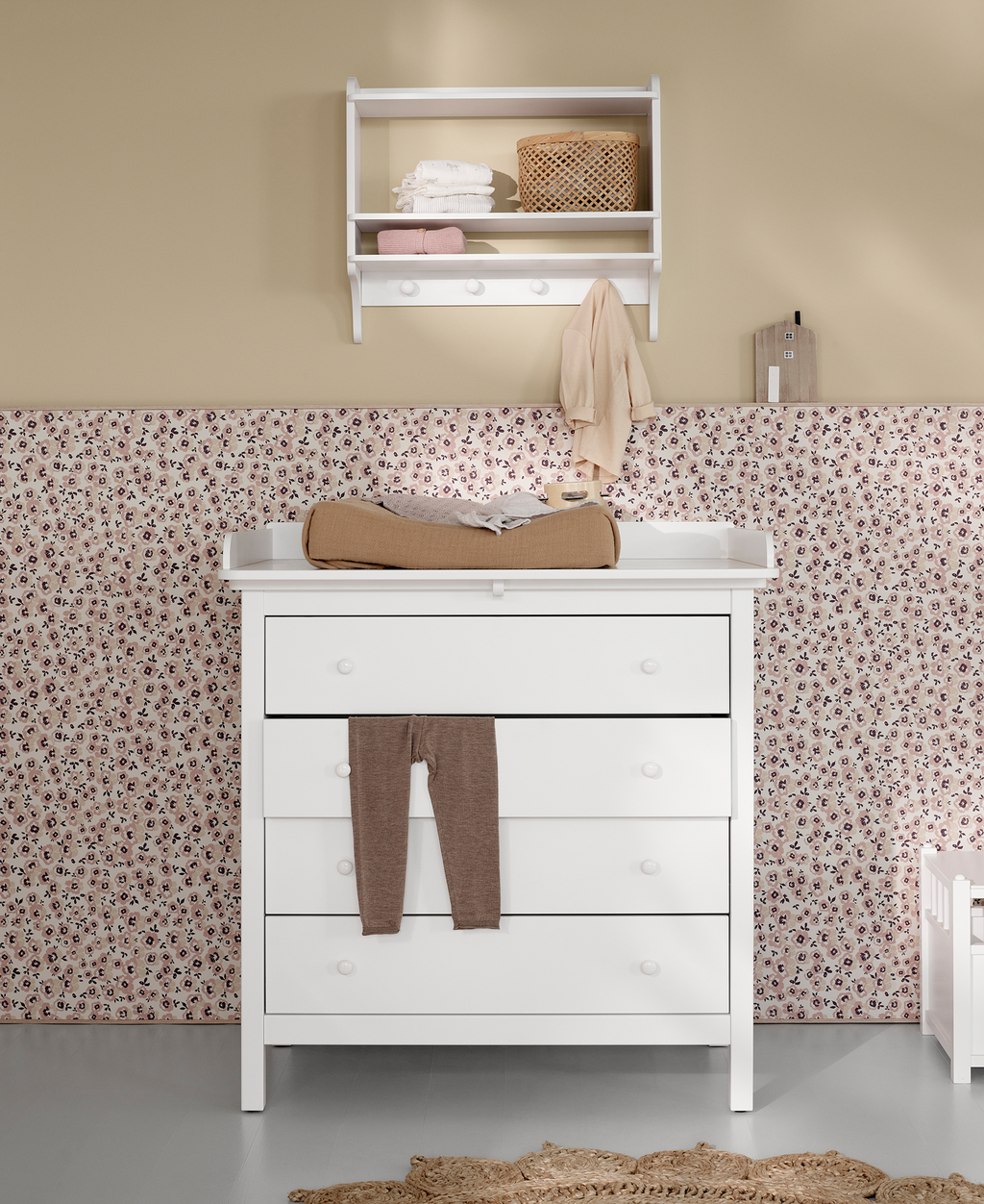 AlixFurniture Etagère avec 4 boutons Seaside