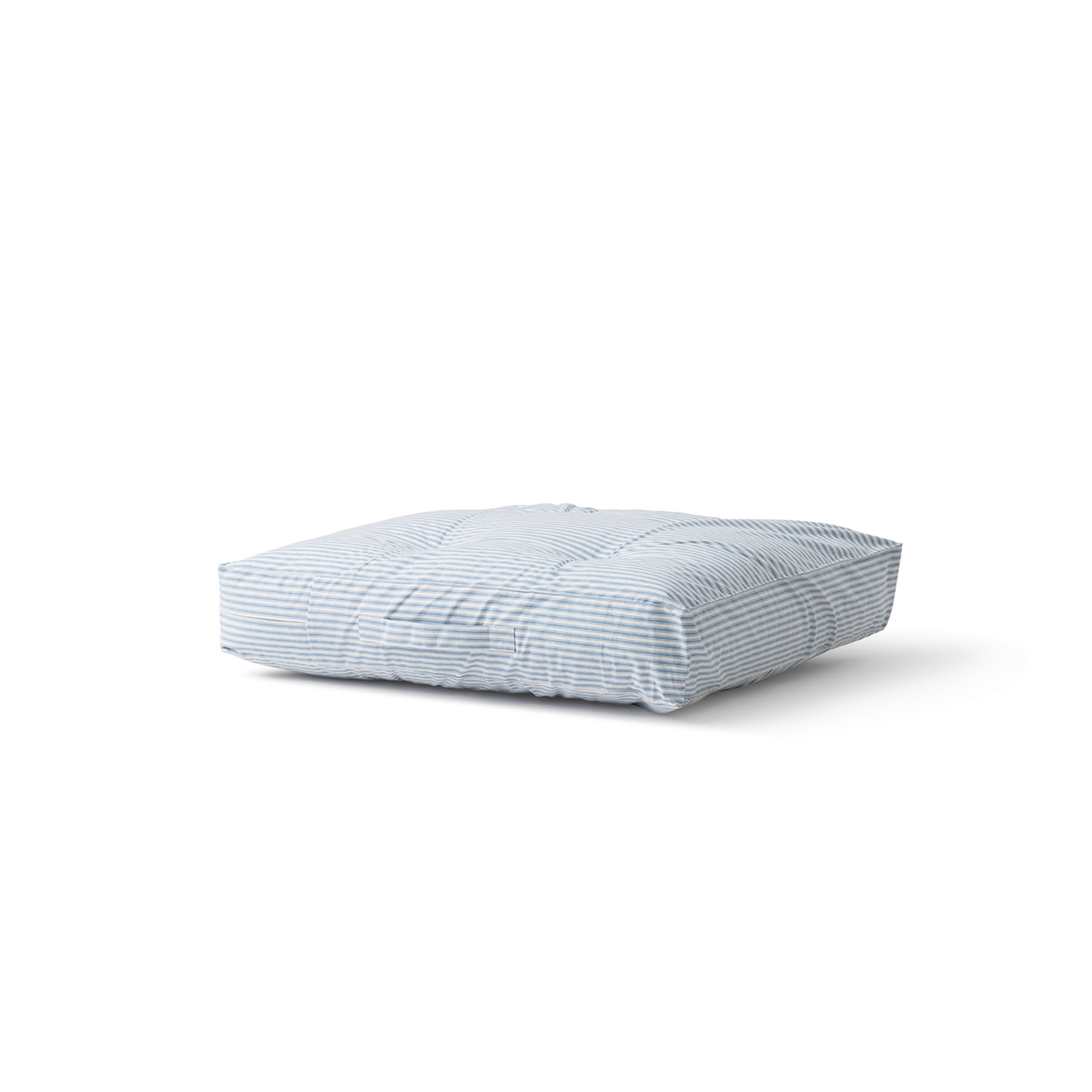 AlixFurniture Coussin de sol Seaside Classic, rayé bleu