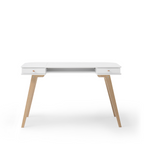 AlixFurniture Bureau Wood 72,6 cm, blanc/chêne
