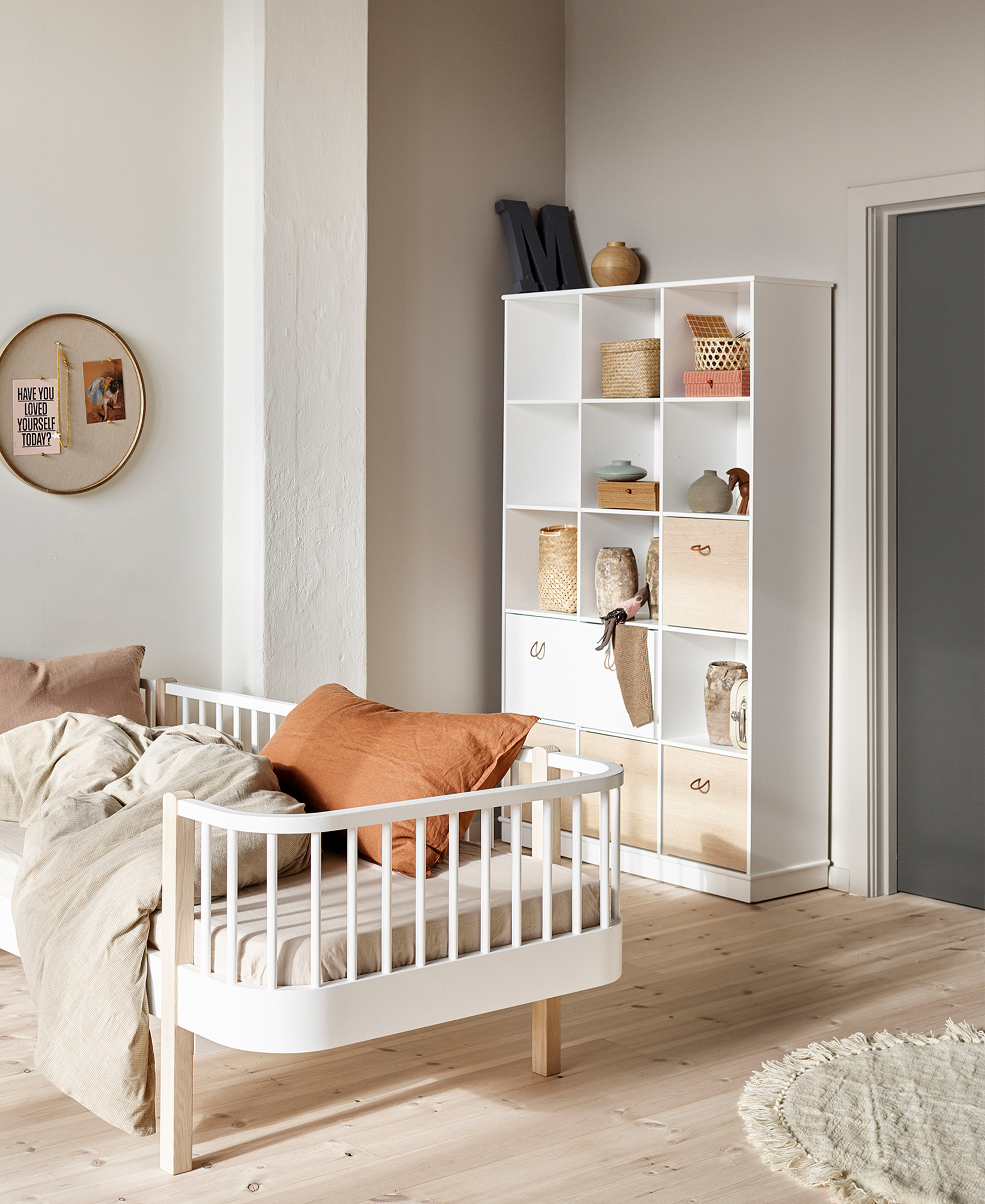 AlixFurniture Etagère Wood 3×5 verticale avec socle