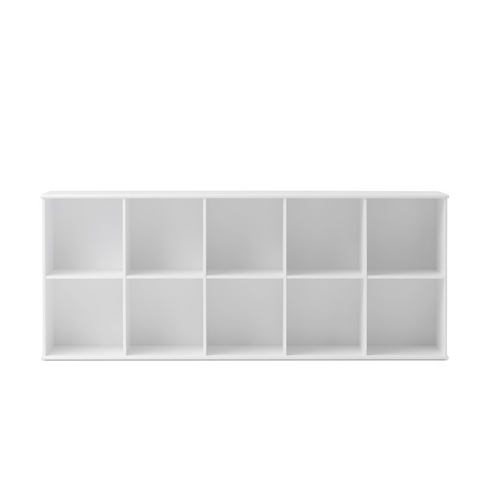 AlixFurniture Etagère murale Wood 5×2 horizontale