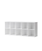 AlixFurniture Etagère murale Wood 5×2 horizontale