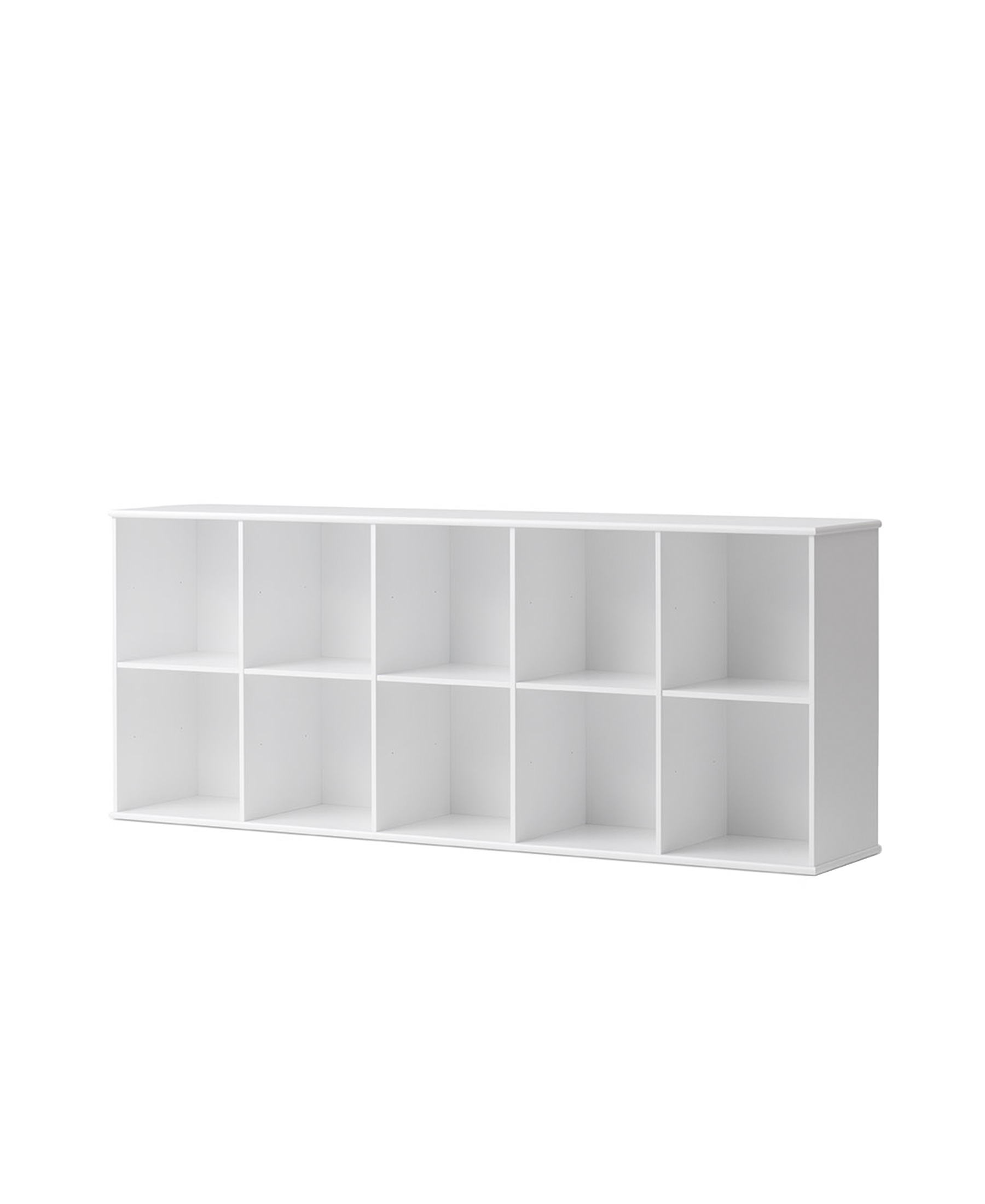 AlixFurniture Etagère murale Wood 5×2 horizontale