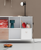 AlixFurniture Etagère murale Wood 5×2 horizontale