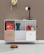 AlixFurniture Etagère murale Wood 3×2 horizontale