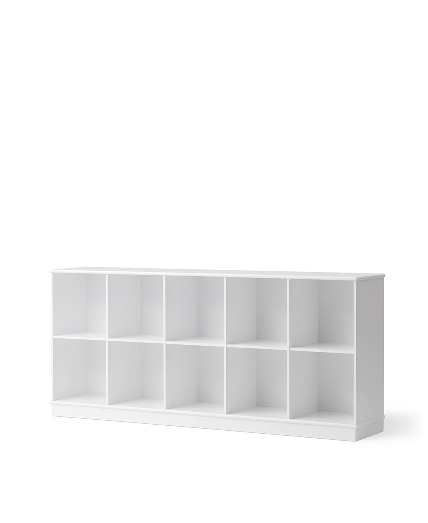 AlixFurniture Etagère Wood 5×2 horizontale avec socle