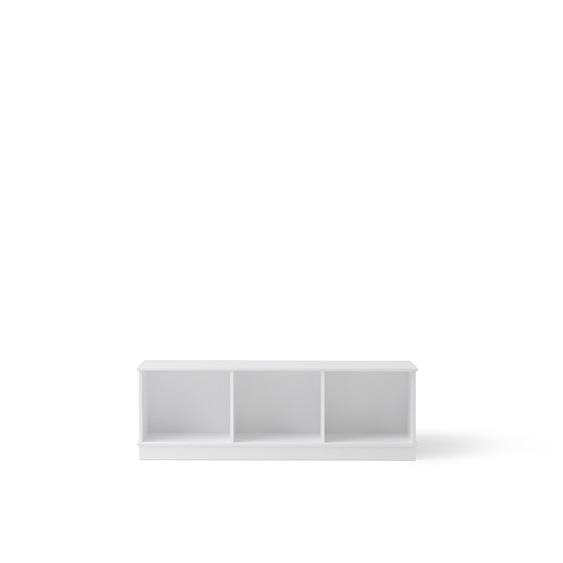 AlixFurniture Etagère Wood 3×1 horizontale avec socle