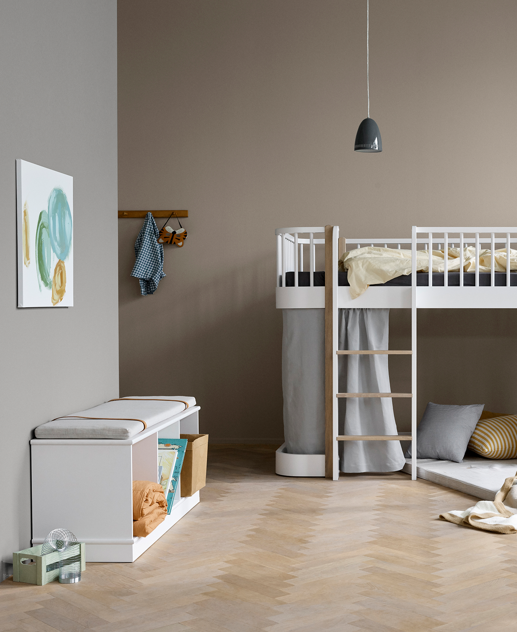 AlixFurniture Etagère Wood 3×1 horizontale avec socle