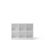 AlixFurniture Etagère Wood 3×2 horizontale avec socle