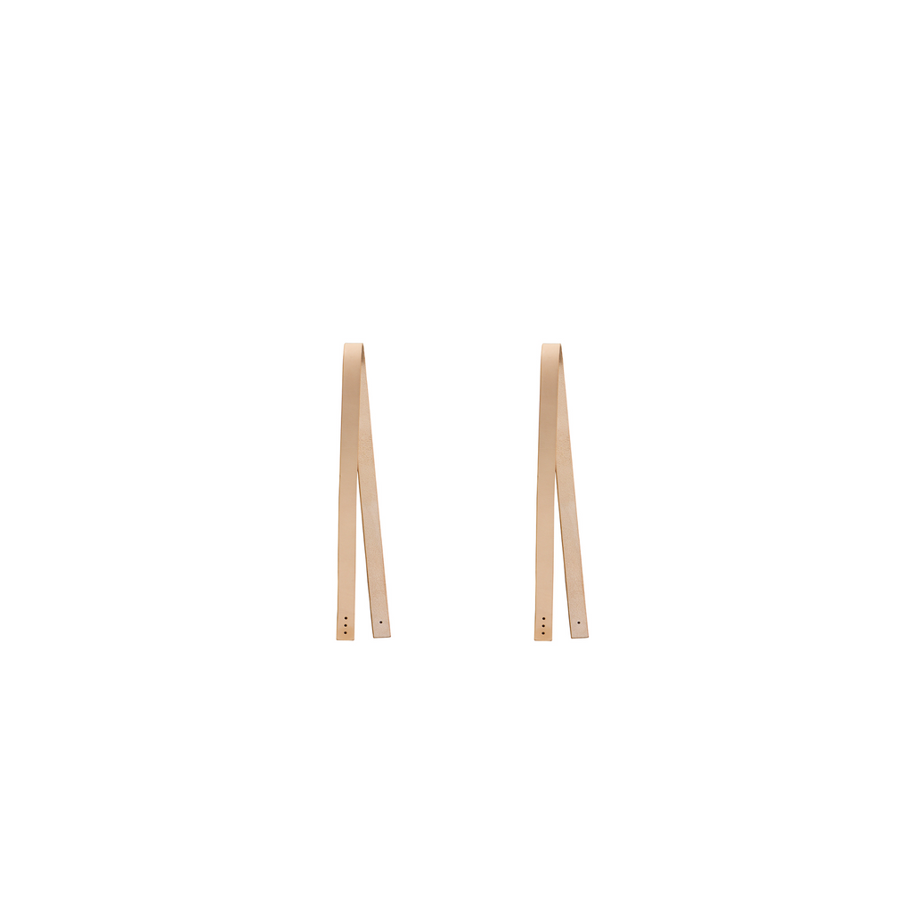 AlixFurniture Attache en cuir pour coussin banquette Wood, lot de 2 pcs