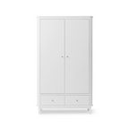 AlixFurniture Armoire 2 portes Wood, blanc