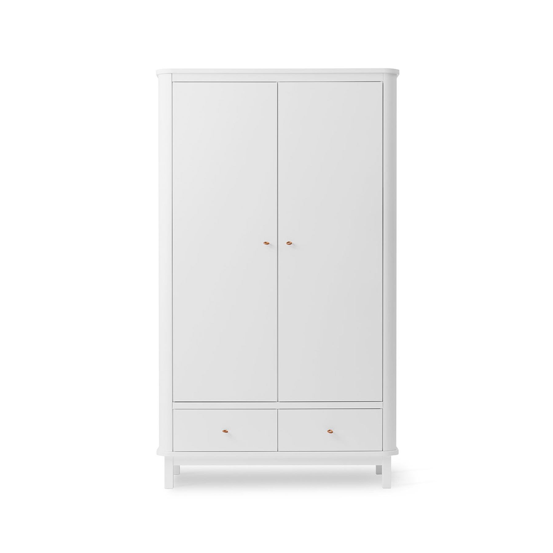 AlixFurniture Armoire 2 portes Wood, blanc