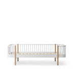AlixFurniture Lit banquette Wood Original, blanc/chêne