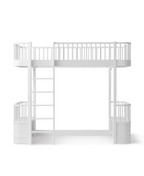 AlixFurniture Lit mezzanine haut Wood Original, blanc
