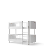 AlixFurniture Lit superposé mi-haut Wood Mini+, blanc