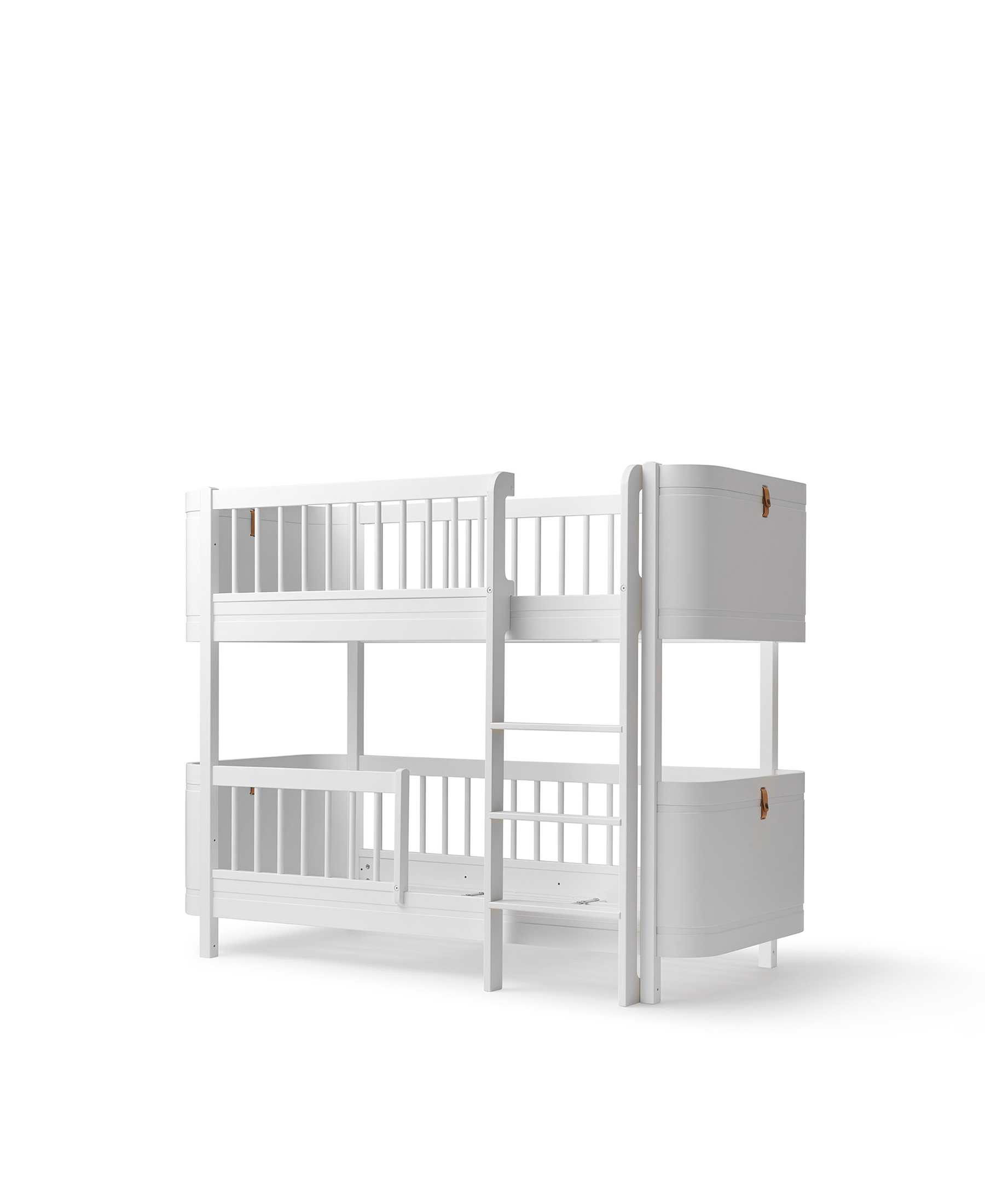 AlixFurniture Lit superposé mi-haut Wood Mini+, blanc