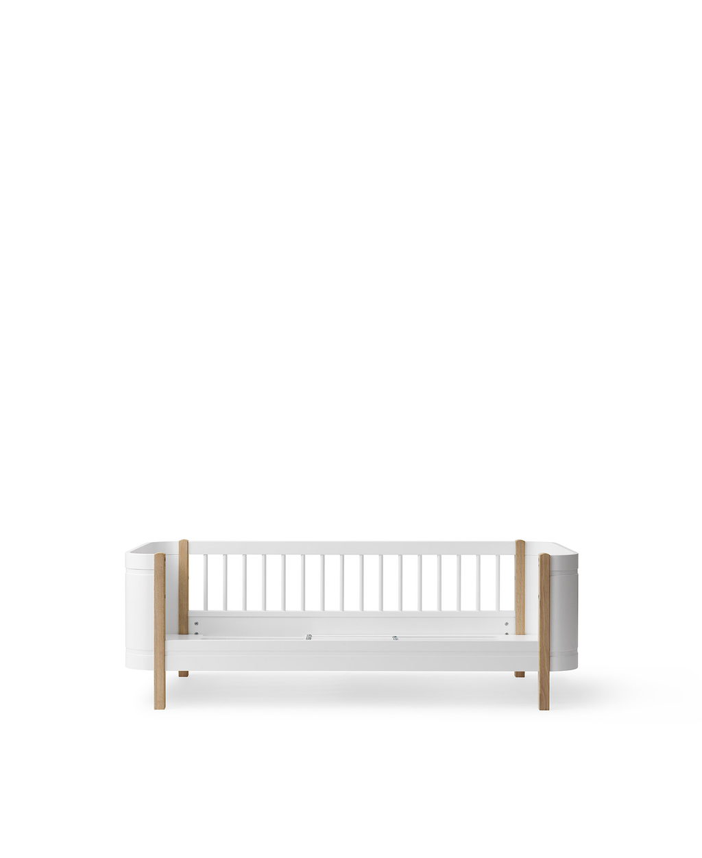 AlixFurniture Lit Junior Blanc et Chêne – Confort et Style Naturel pour Enfants