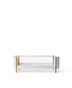 AlixFurniture Lit Junior Blanc et Chêne – Confort et Style Naturel pour Enfants