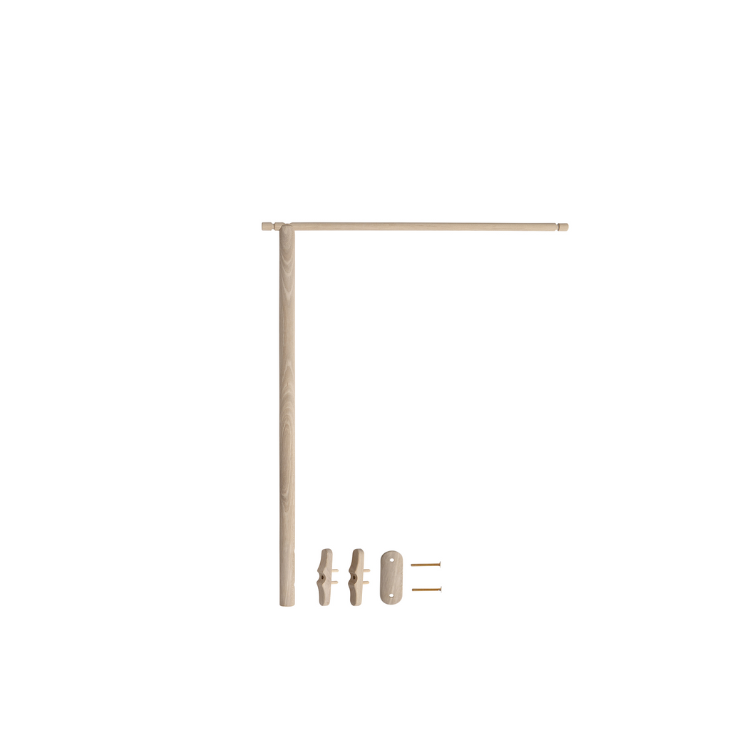 AlixFurniture Flèche de lit pour lit bébé évolutif Wood Mini+, chêne
