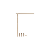 AlixFurniture Flèche de lit pour lit bébé évolutif Wood Mini+, chêne