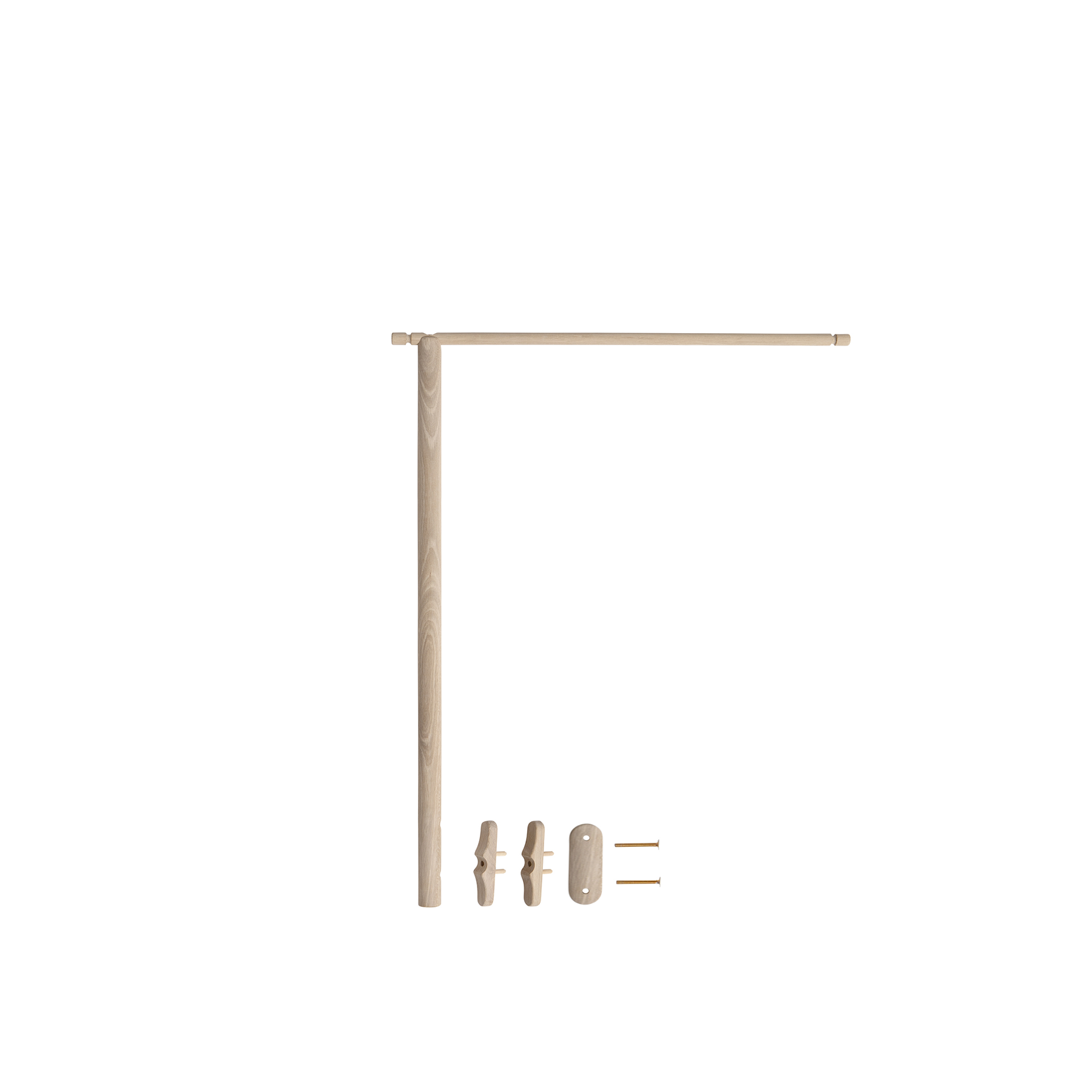 AlixFurniture Flèche de lit pour lit bébé évolutif Wood Mini+, chêne