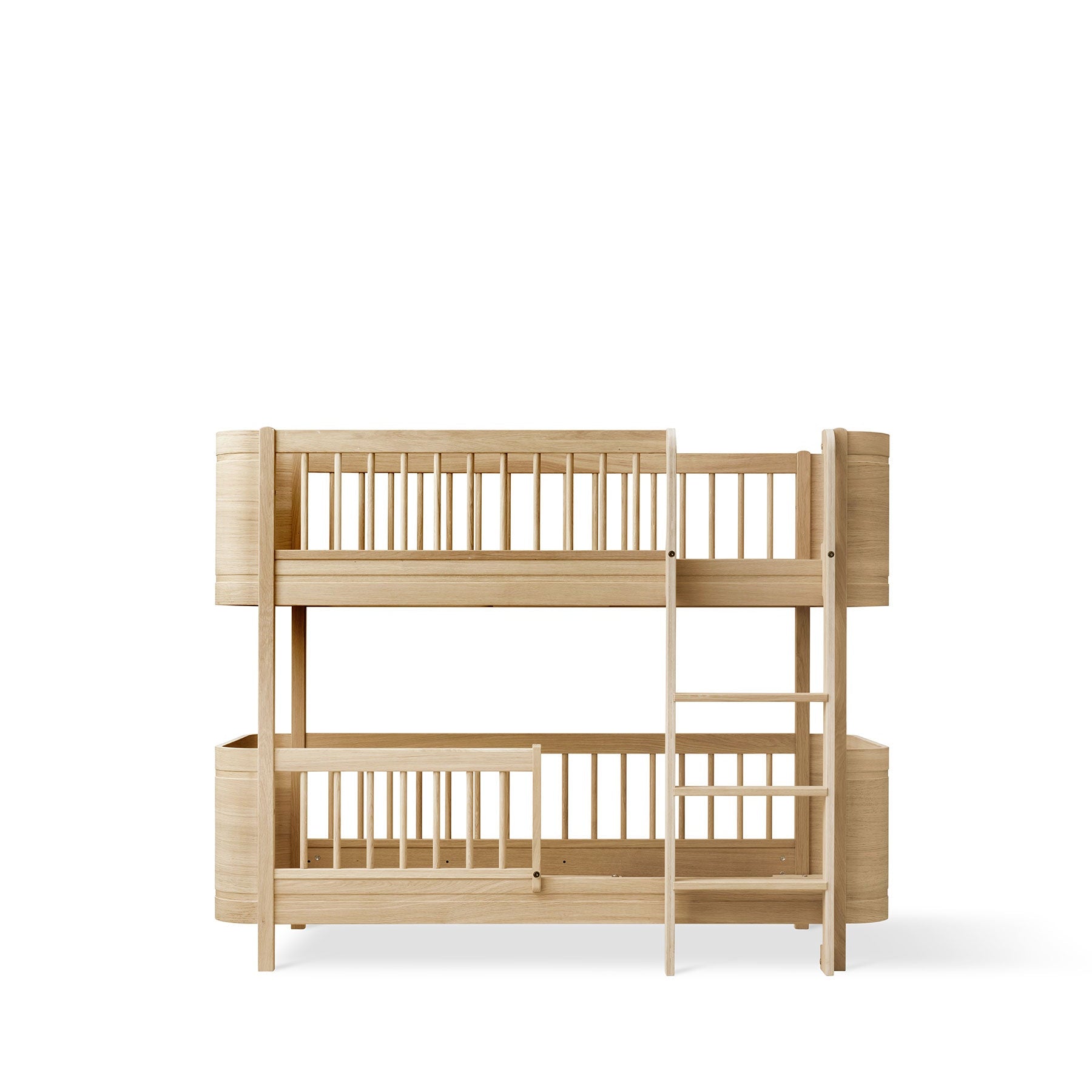 AlixFurniture Lit superposé mi-haut , chêne