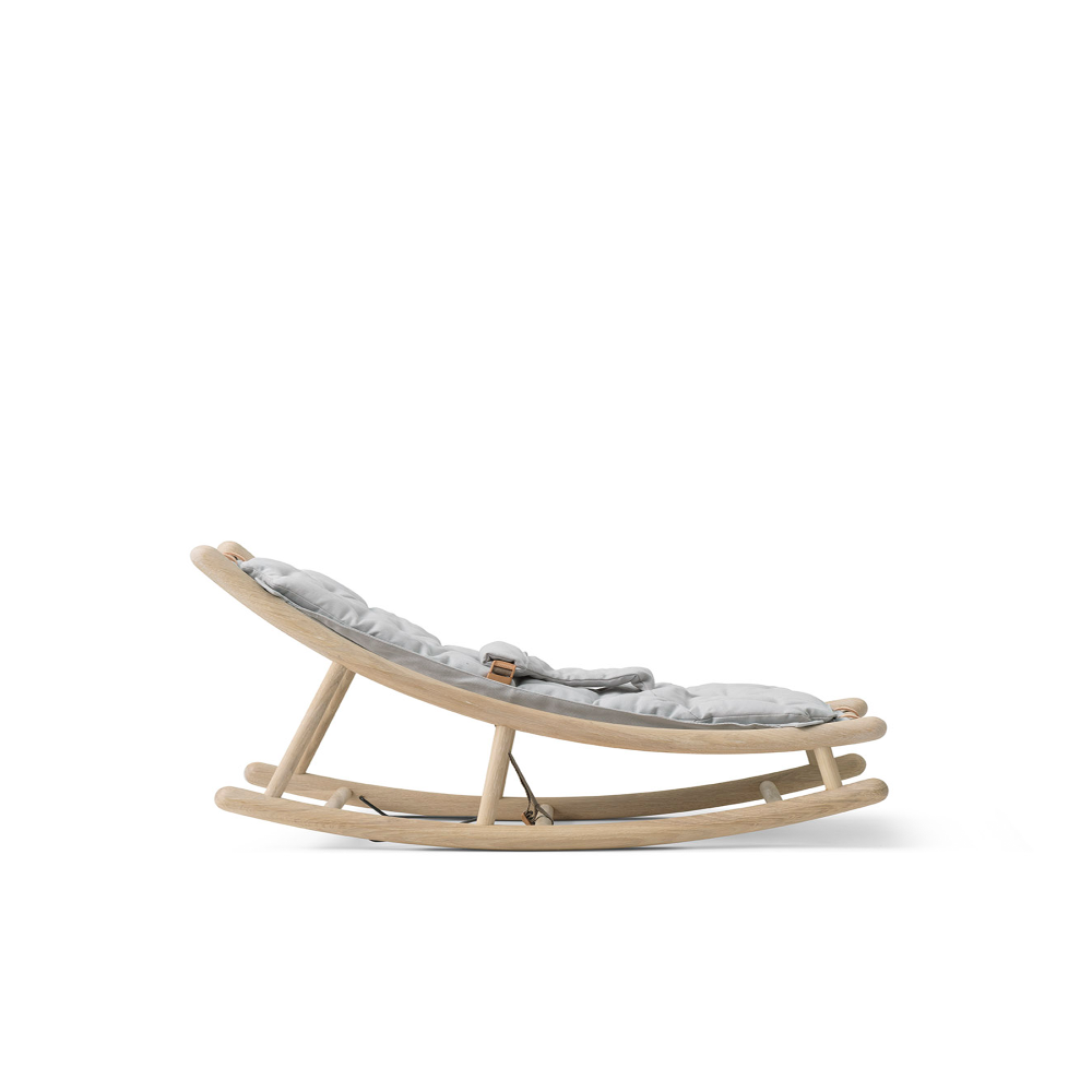 AlixFurniture Transat Bébé & Enfant Wood Chêne Gris Moderne