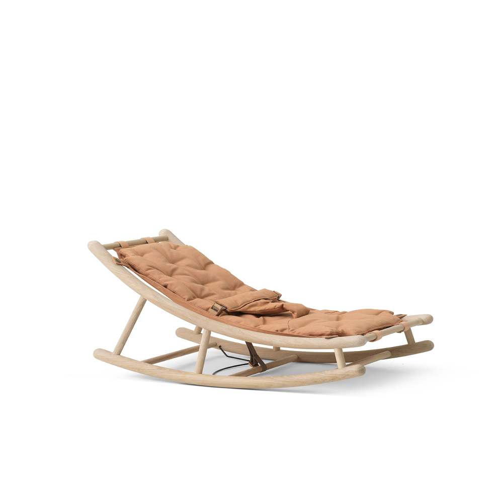 AlixFurniture Transat Bébé & Enfant Wood Chêne Caramel Élégant