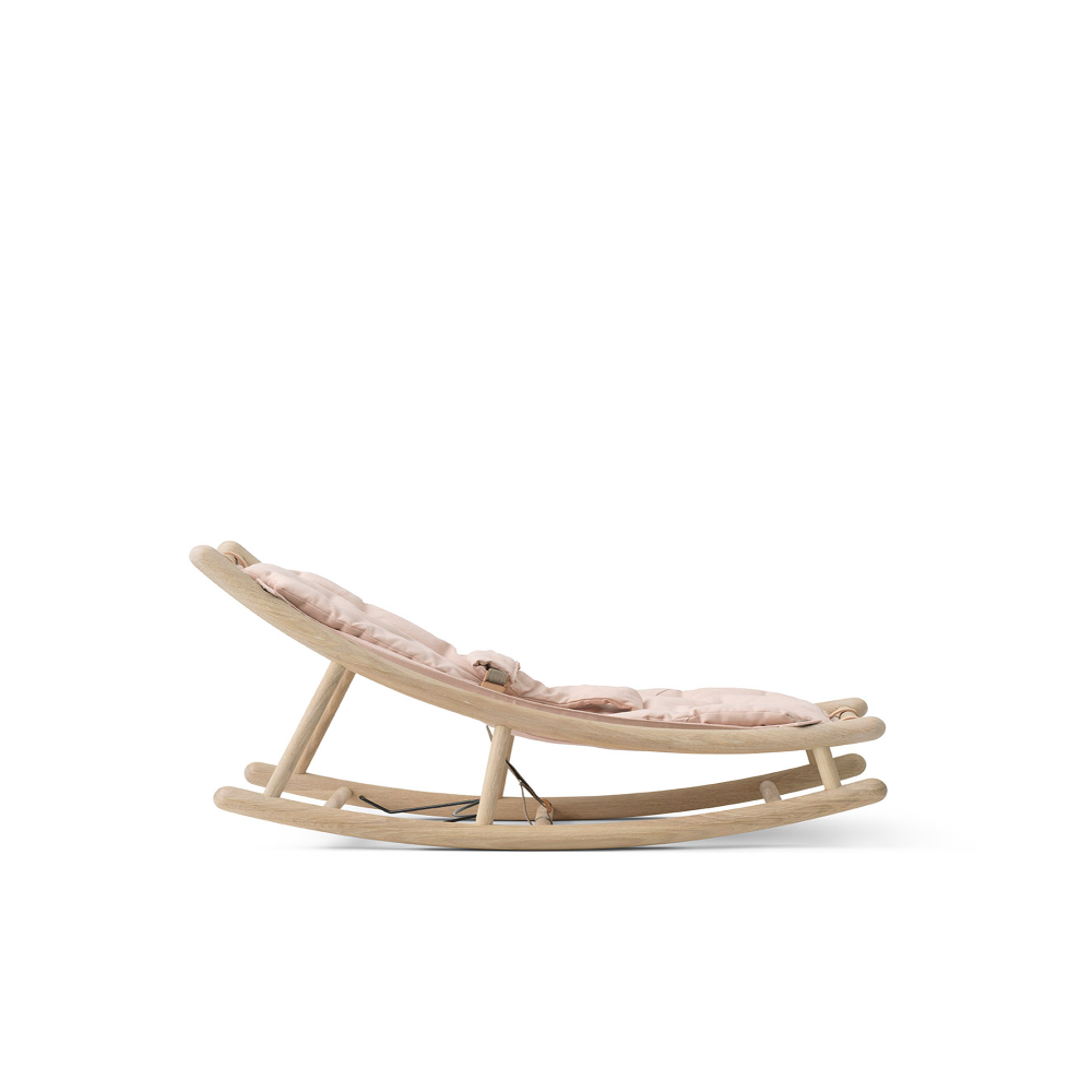 AlixFurniture Transat Bébé & Enfant Wood Chêne Rose Raffiné