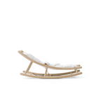 AlixFurniture Chaise À Bascule Évolutive Pour Bébé Et Enfant En Chêne Blanc Élégante