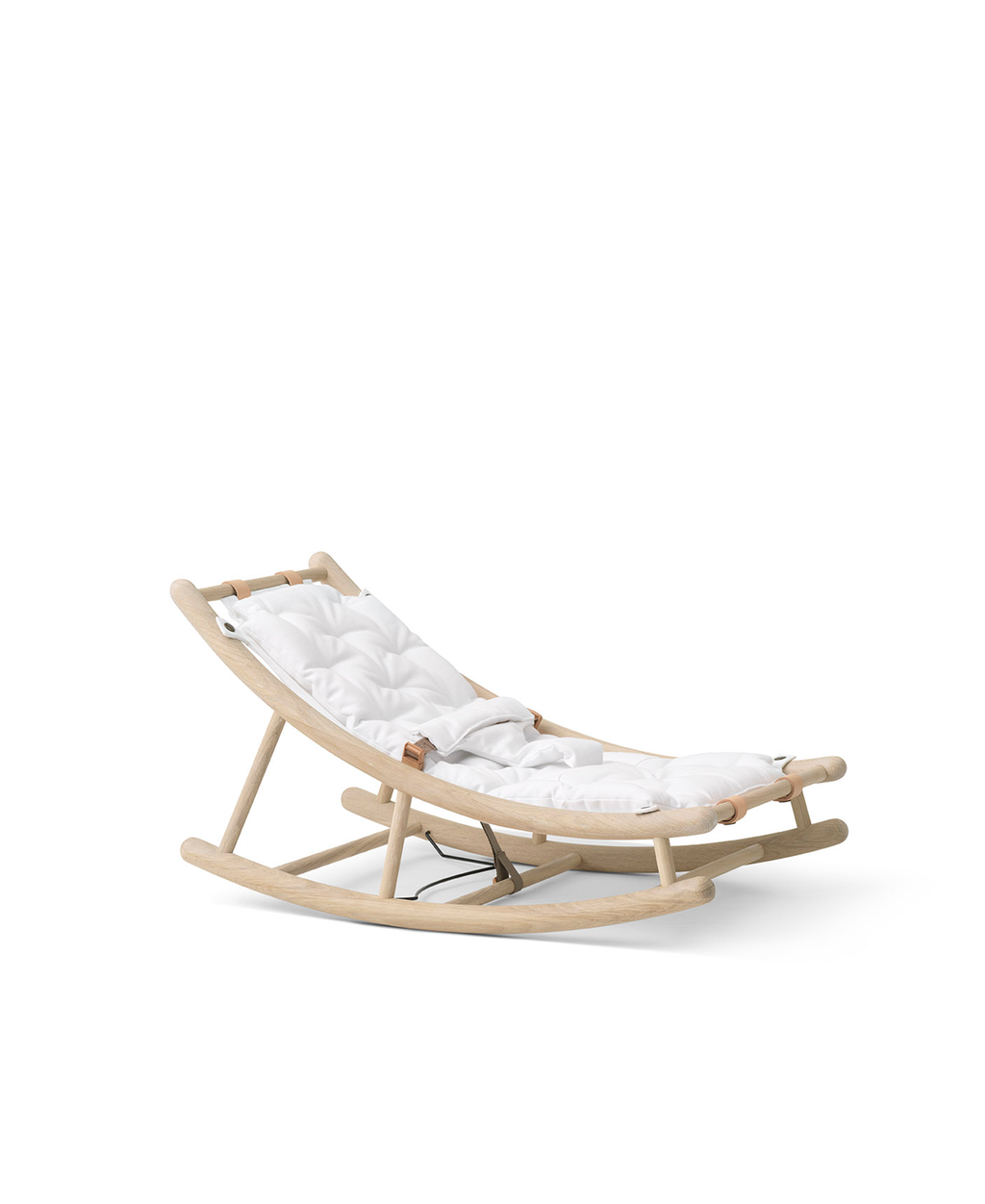 AlixFurniture Chaise À Bascule Évolutive Pour Bébé Et Enfant En Chêne Blanc Élégante