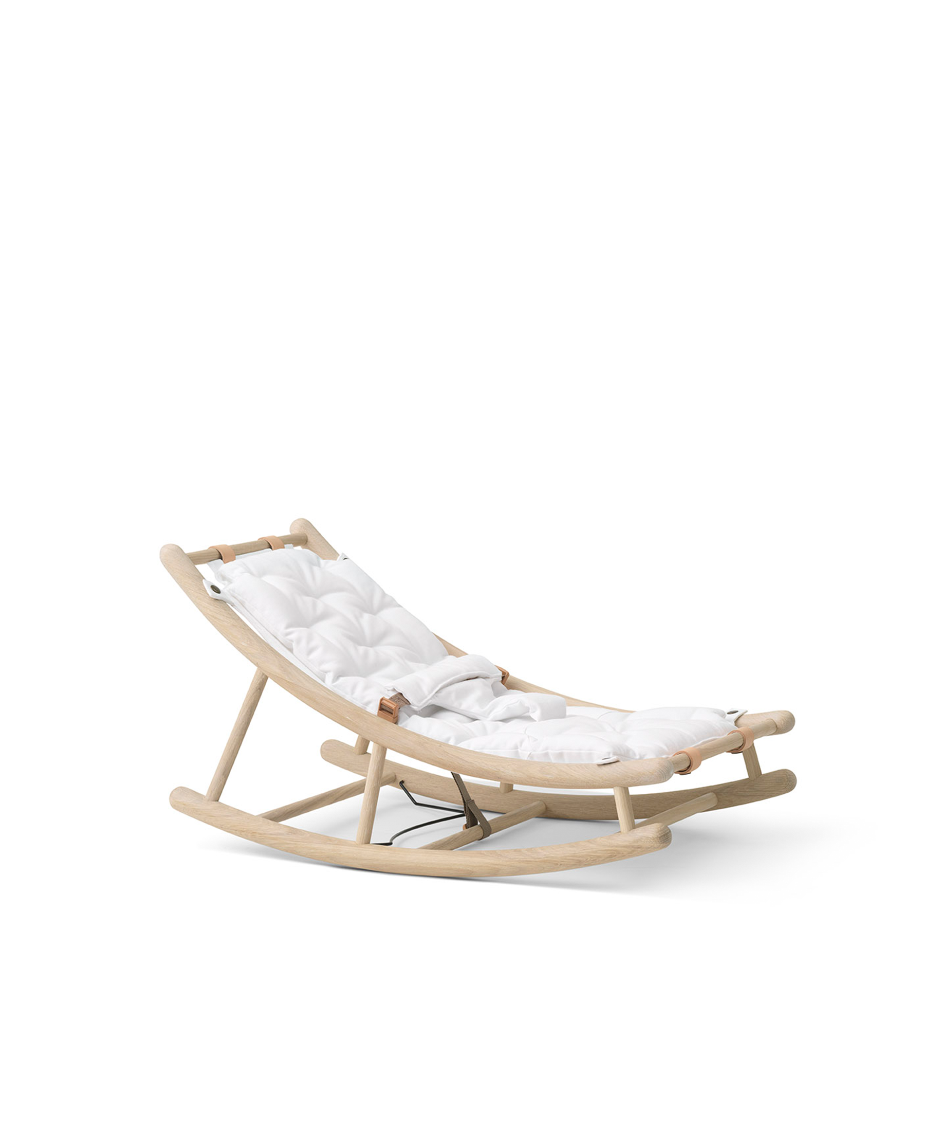AlixFurniture Chaise À Bascule Évolutive Pour Bébé Et Enfant En Chêne Blanc Élégante