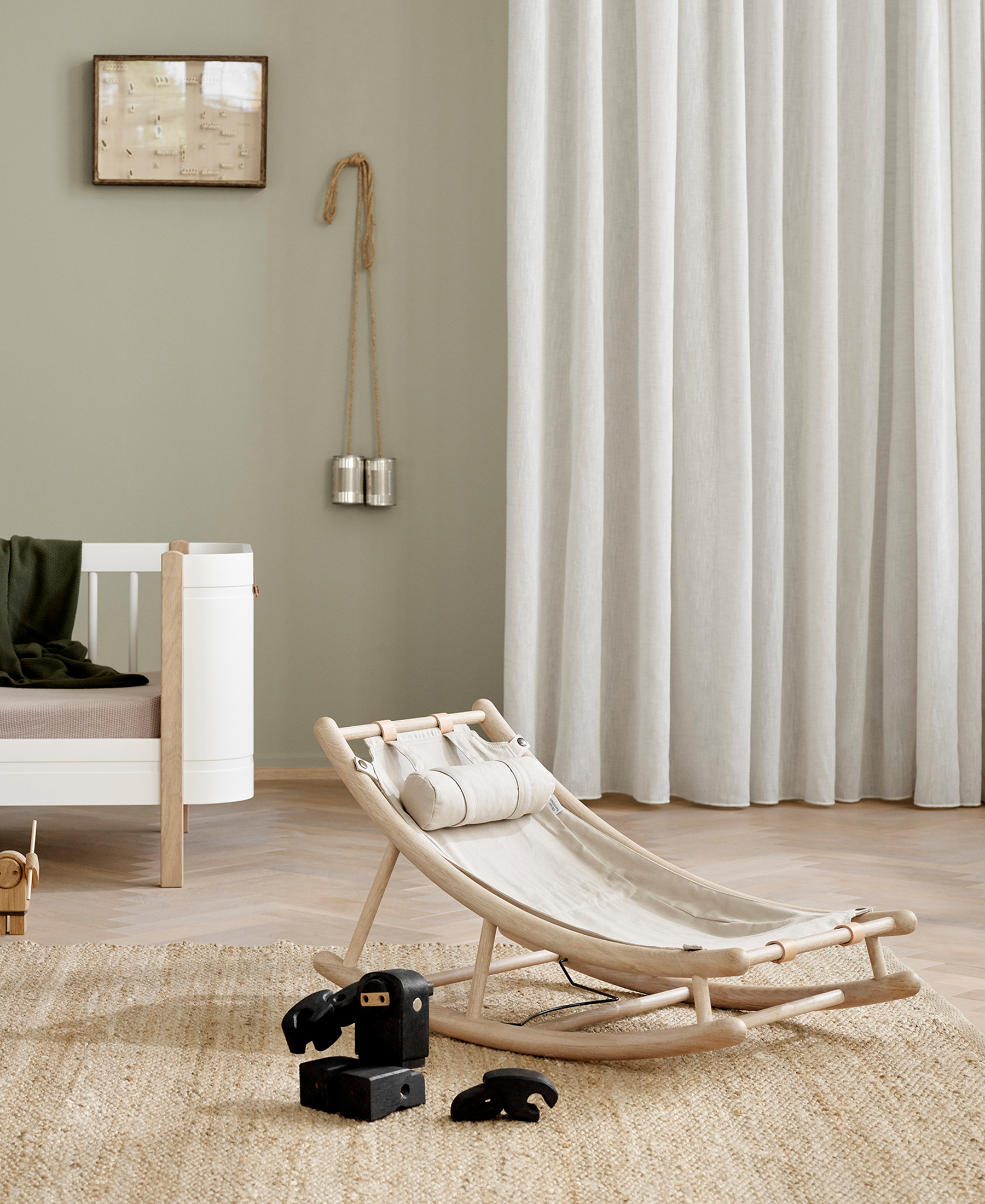 AlixFurniture Transat enfant Wood, nature