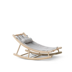 Transat enfant Wood, chêne/gris