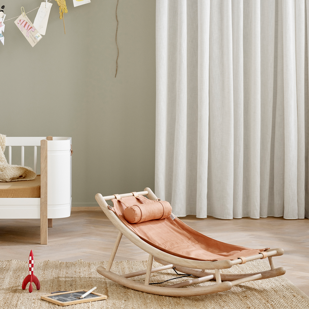 AlixFurniture Transat enfant Wood, caramel