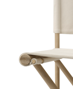 AlixFurniture Chaise De Camping Pour Jeunes AlixFurniture - Une Combinaison Parfaite De Chêne Et De Toile Naturelle