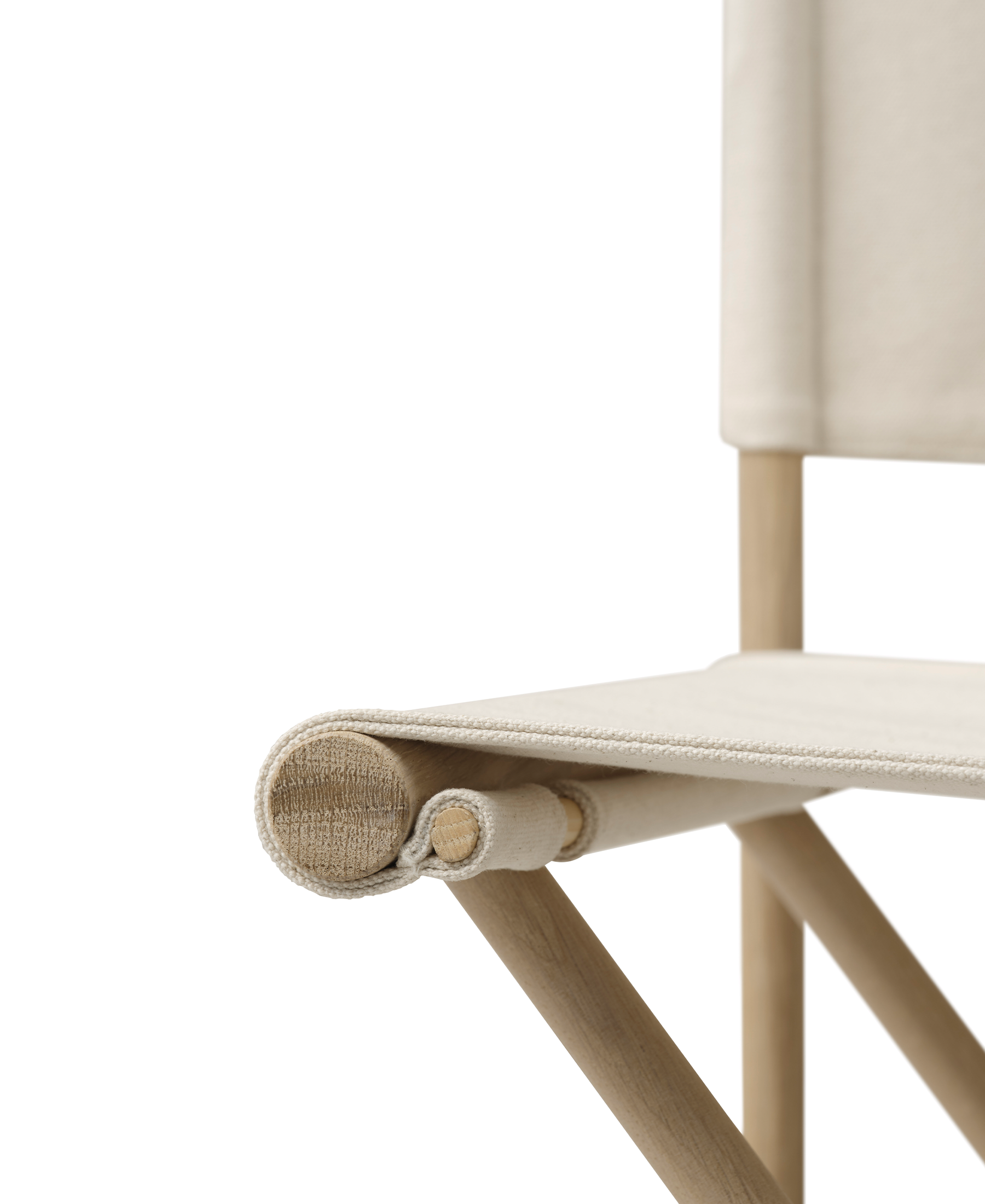 AlixFurniture Chaise De Camping Pour Jeunes AlixFurniture - Une Combinaison Parfaite De Chêne Et De Toile Naturelle